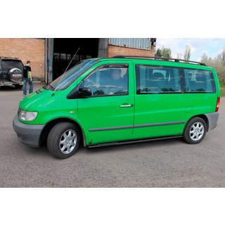 Sidebars Black (2 st., RVS) Mercedes Vito W638 1996–2003 foto 2