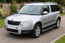 Skoda Yeti 2009–2017 Maydos V1 zijtreden (set 2 stuks, aluminium + RVS) foto 1