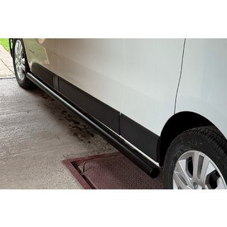 Zijbuizen BB002 Black (2 st., RVS) Opel Vivaro 2001–2015 foto 2