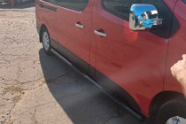 Renault Trafic 2015– Zijbuizen BB002 Black (2 st., RVS) foto 4