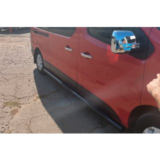 Zijbuizen BB002 Black (2 st., RVS) Renault Trafic 2015– foto 4