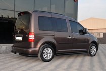 Volkswagen Caddy 2010–2015 Sidebars BB001 Black (2 stuks, RVS) Ø60, Maxi wielbasis foto 7