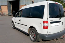 Volkswagen Caddy 2015–2020 Sidebars BB001 Black (2 stuks, RVS) foto 4