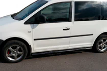 Volkswagen Caddy 2015–2020 Sidebars BB001 Black (2 stuks, RVS) foto 5