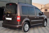 Volkswagen Caddy 2020– Sidebars BB001 Black (2 stuks, RVS) foto 6