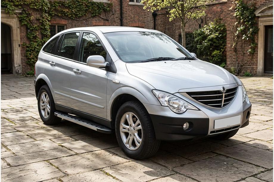 SsangYong Action 2005–2018 Duru side steps (2 stuks, aluminium) Image