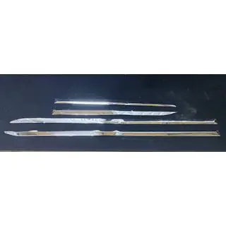 Sale Deurlijst afdekkappen (set 4 stuks, RVS) foto 2