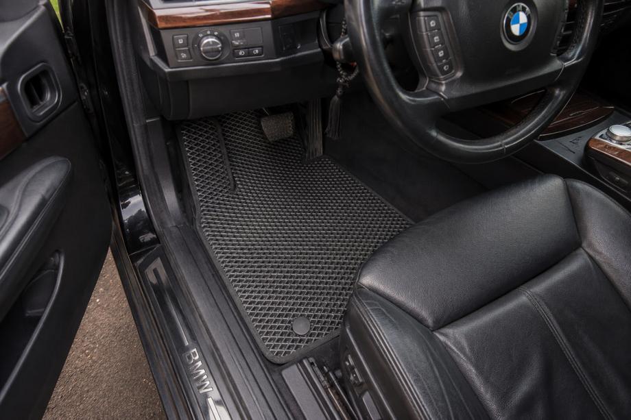 BMW 7-serie E65/66 2001–2008 EVA automatten voor interieur (voor E66, zwart) Image