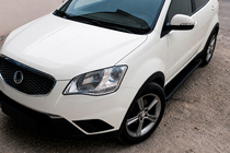 SsangYong Korando 2010–2019 Allmond Black side steps (2 st., aluminium) foto 1