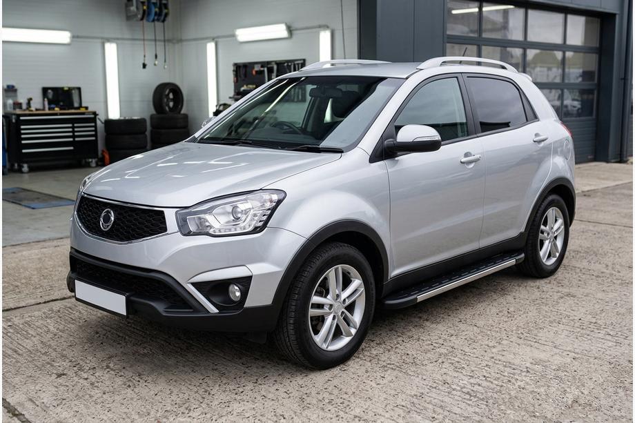 SsangYong Korando 2010–2019 Duru side steps (2 stuks, aluminium) Image