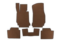 BMW 4 Serie F32/F33/F36 2012–2020 EVA vloermatten (voor F36, bruin) foto 1