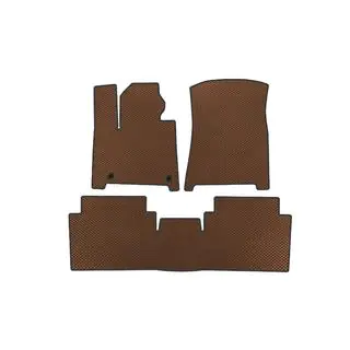 EVA automatten voor het interieur (2 rijen, bruin)