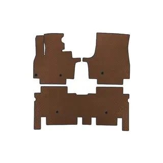 EVA automatten voor het interieur (2 rijen, bruin)