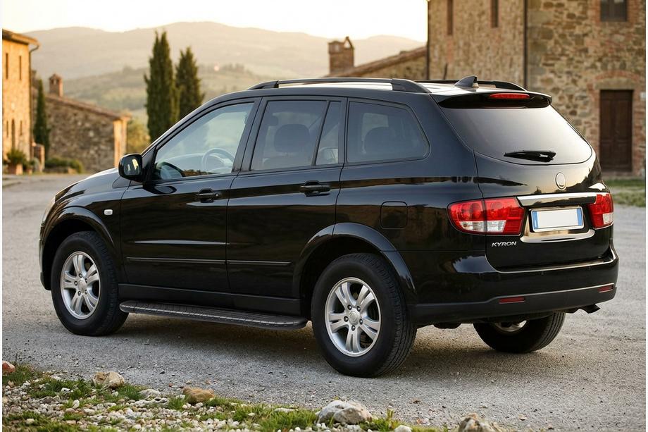 SsangYong Kyron 2005–2014 Bosphorus Black side steps (2 st., aluminium) Image