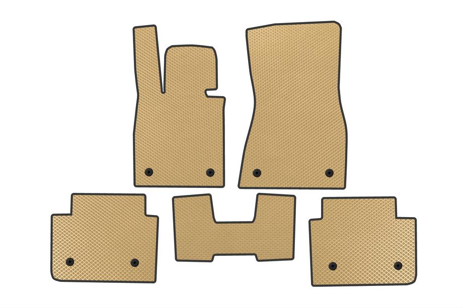 BMW 5/i5 Serie G60/G60E/G61 2023– EVA automatten (voor i5 G60E, beige) Foto 1