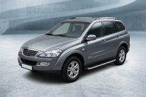 SsangYong Kyron 2005–2014 Fullmond side steps (2 stuks, aluminium) foto 1