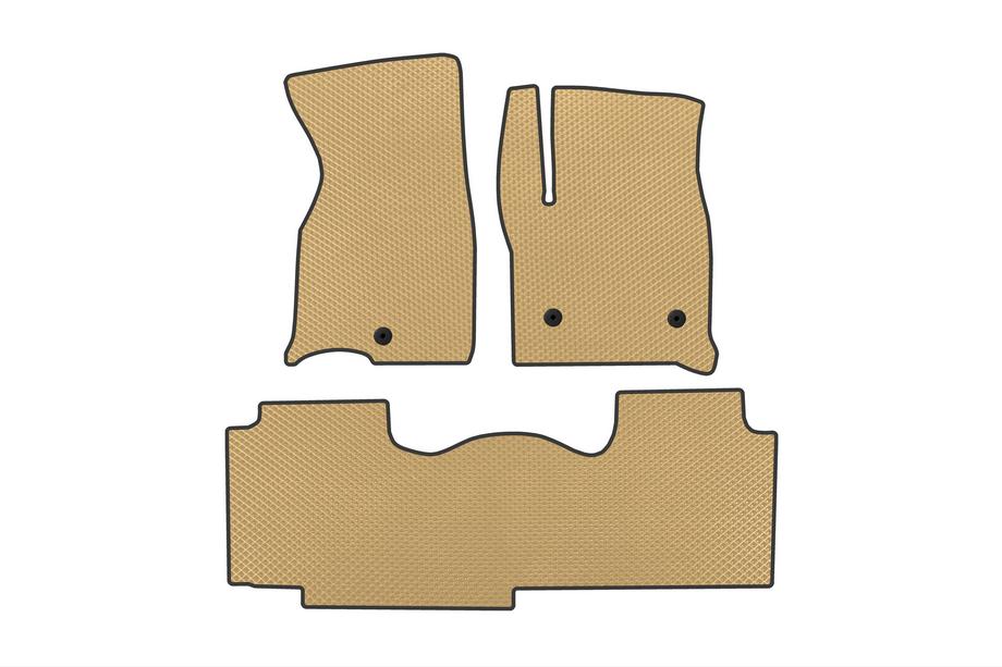 Chevrolet Tahoe 2020– EVA automatten (2 rijen, beige) Image