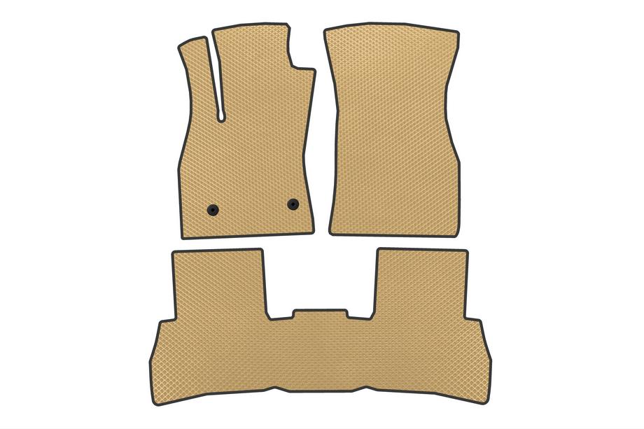 Fiat Doblo II 2010–2022 EVA V2 vloermatten (2010-2015, beige) Image