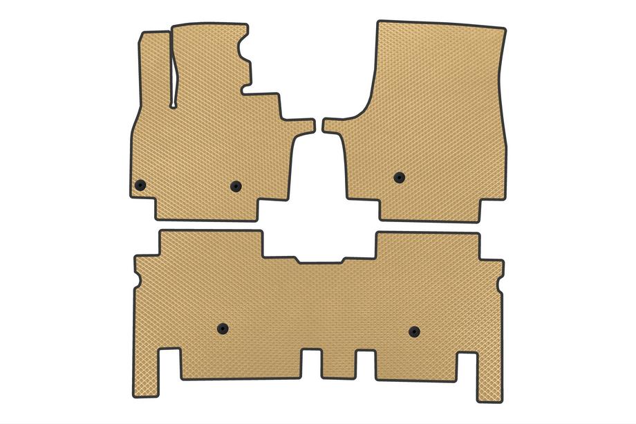 KIA EV9 EVA automatten (2 rijen, beige) Image