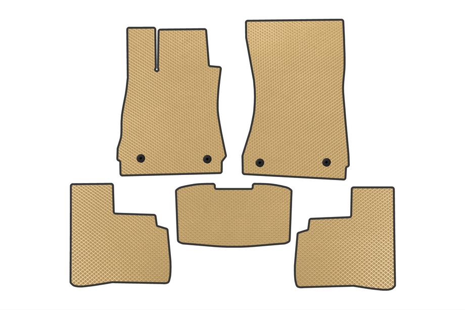 Mercedes S-class W221 2005–2013 EVA vloermatten (Short, beige) Image
