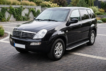 SsangYong Rexton I 2001–2017 Maydos V1 zijtreden (set 2 stuks, aluminium + RVS) foto 1