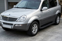 SsangYong Rexton I 2001–2017 Bosphorus Black side steps (2 st., aluminium) 2005-2012 foto 1