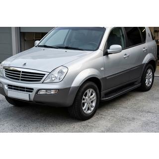Bosphorus Black side steps (2 st., aluminium) SsangYong Rexton I 2001–2017 foto 1