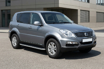 SsangYong Rexton I 2001–2017 Side steps Tayga Grey (2 stuks, aluminium) foto 1