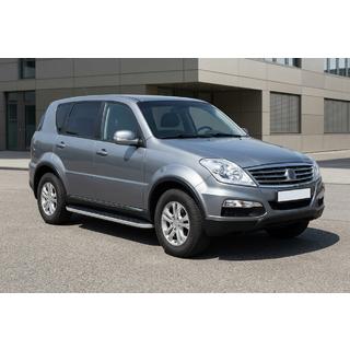 Side steps Tayga Grey (2 stuks, aluminium) SsangYong Rexton I 2001–2017 foto 1