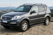 SsangYong Rexton I 2001–2017 RedLine Black zijsteps (set van 2, aluminium) foto 1