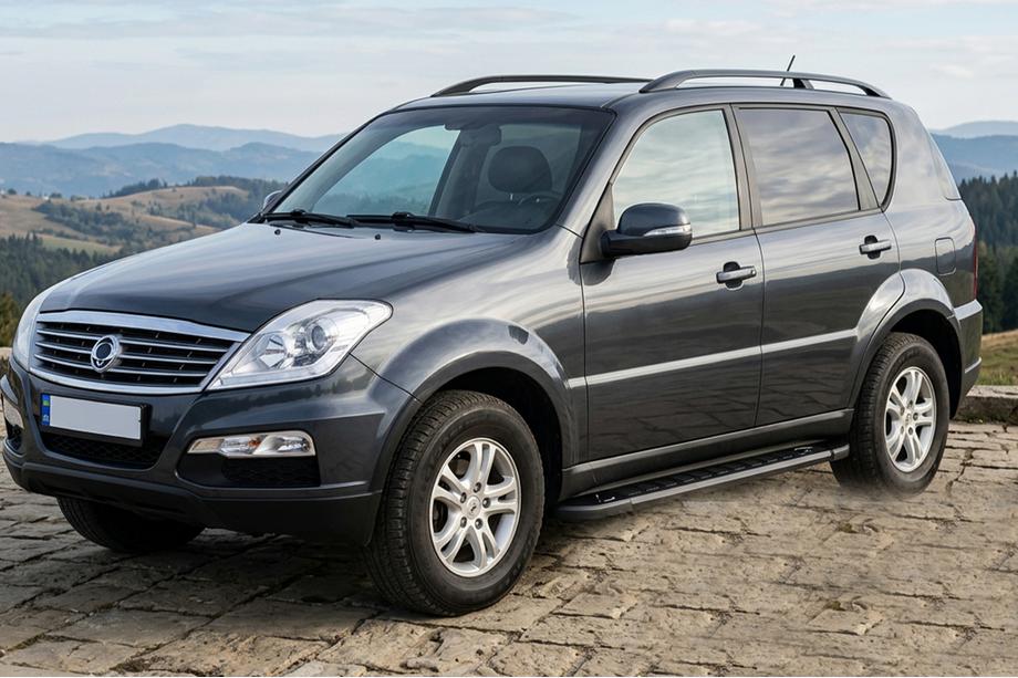 SsangYong Rexton I 2001–2017 RedLine Black zijsteps (set van 2, aluminium) Image