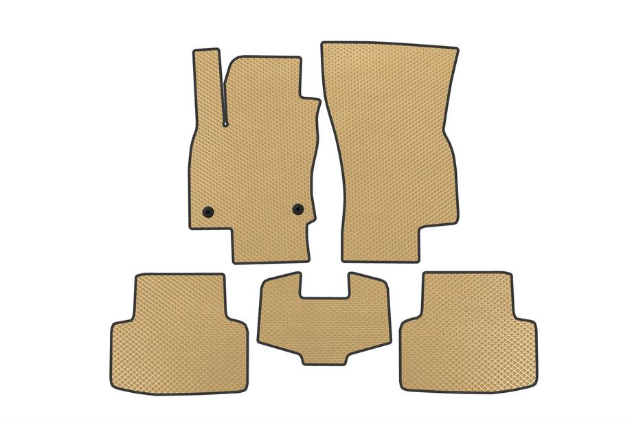 Volkswagen Taos/Tharu 2018–2024 EVA automatten (Beige) Image