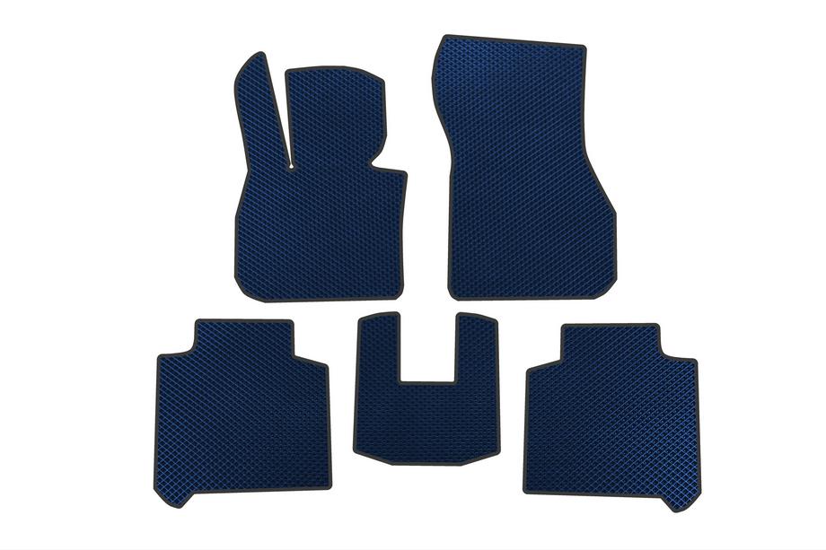 BMW 2 Serie Active Tourer F45/F46 2014–2021 EVA automatten (2 rijen, voor F46, blauw) Foto 1