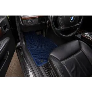 EVA automatten voor het interieur (voor E66, blauw) foto 1