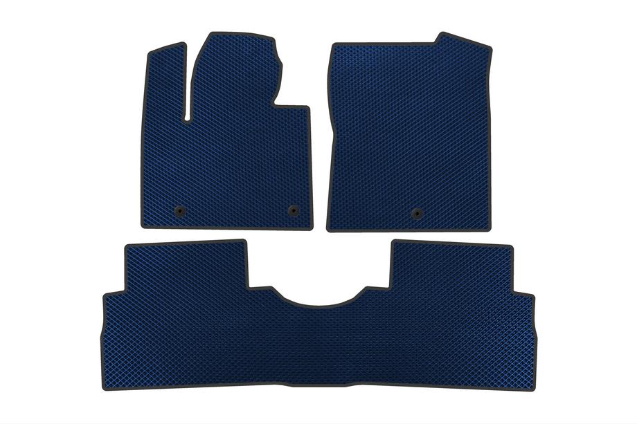 Hyundai Santa Fe 4 2018–2023 EVA vloermatten (2 rijen, blauw) Image