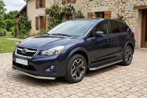 Subaru XV 2011–2017 Maydos V1 zijtreden (set 2 stuks, aluminium + RVS) foto 1