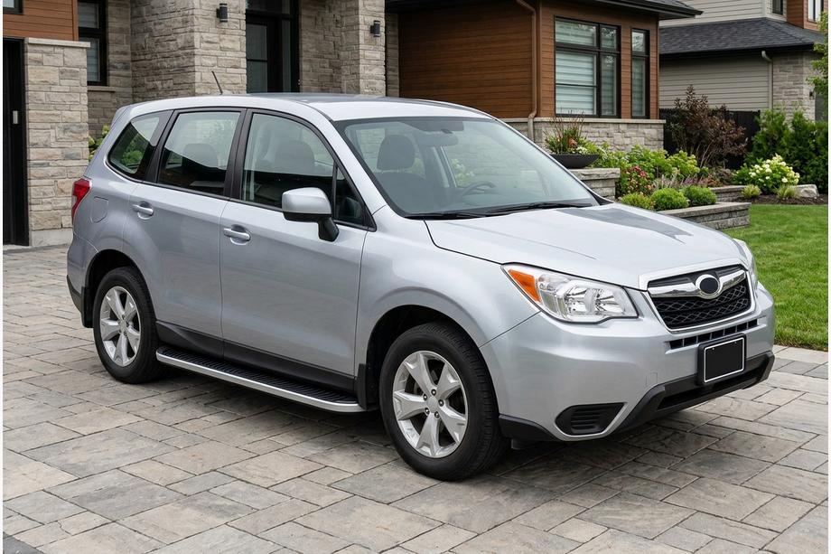 Subaru Forester 2013–2018 Side steps Tayga Grey (set van 2, aluminium) Image
