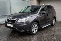 Subaru Forester 2013–2018 Side steps Allmond Grey (2 stuks, aluminium) foto 1