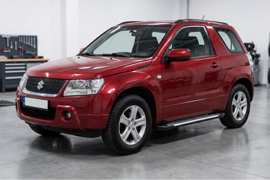 Suzuki Grand Vitara 2005–2017 Side steps Line (2 stuks, aluminium) Image