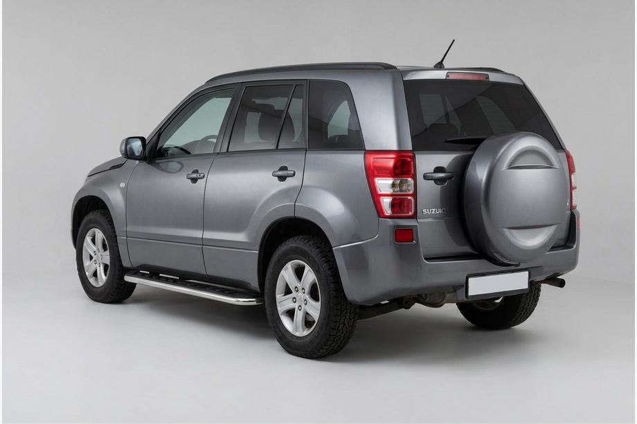 Suzuki Grand Vitara 2005–2017 Maydos V1 zijtreden (set 2 stuks, aluminium + RVS) Image