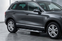 Volkswagen Touareg 2002–2010 Sunrise side steps (2 stuks, aluminium) foto 1