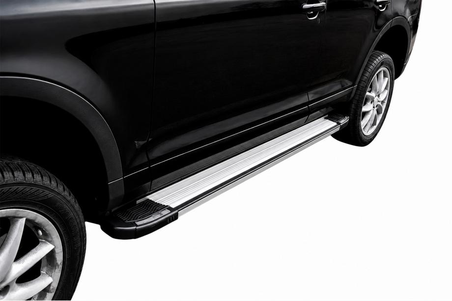 Volkswagen Touareg 2002–2010 Rainbow side steps (2 stuks, aluminium) Image