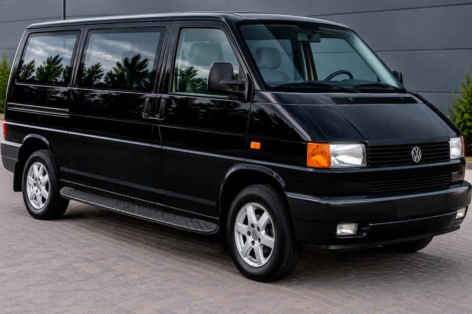 Volkswagen T4 Transporter 1990–2003 Bosphorus Black side steps (2 st., aluminium) Korte wielbasis Image