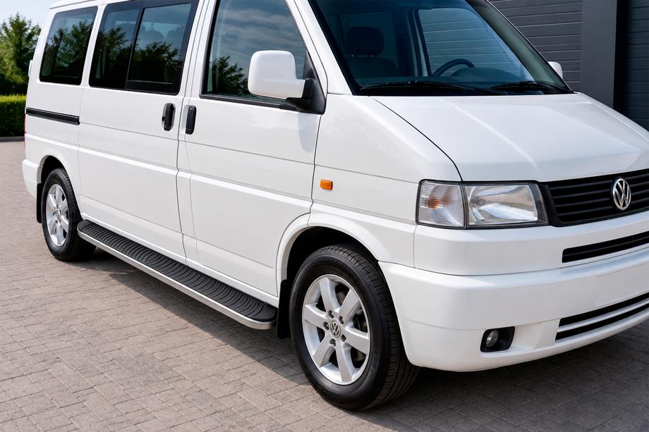 Volkswagen T4 Transporter 1990–2003 Side steps Tayga Grey (set van 2, aluminium) Foto 1