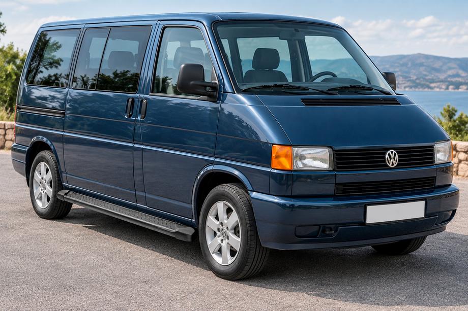 Volkswagen T4 Caravelle/Multivan 1990–2003 Allmond Black zijtreden (2 st., aluminium) Image