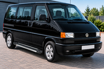 Volkswagen T4 Caravelle/Multivan 1990–2003 Zijtreden RedLine V1 (2 stuks, aluminium) Lange wielbasis foto 1