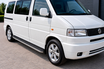 Volkswagen T4 Caravelle/Multivan 1990–2003 Side steps Tayga Grey (set van 2, aluminium) foto 1