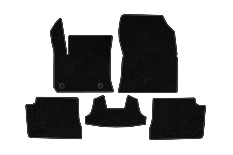 Peugeot 208 2019– Textiele automatten Classic (Electro, zwart) Image