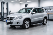 Volkswagen Tiguan 2007–2016 Duru zijtreden (set van 2, aluminium) foto 1