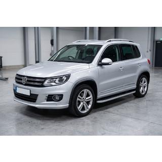 Side steps Tayga Grey (set van 2, aluminium) Volkswagen Tiguan 2007–2016 foto 1